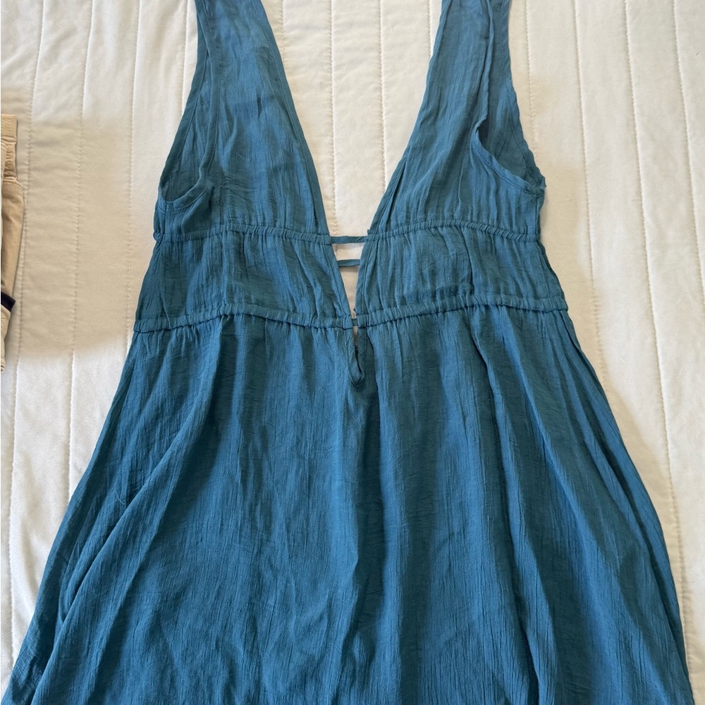 Cupshe Teal Textured Fabric